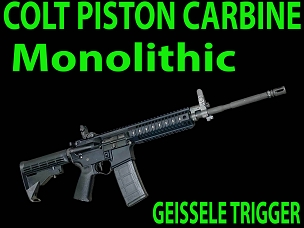 Colt Piston Carbine 5.56, Geissele Trigger, Rare DISCONTINUED